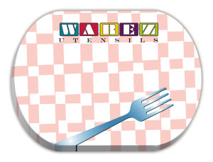 Promotional Sticky Notes: 4 inch x 3 inch Oval Shaped Sticky Notes